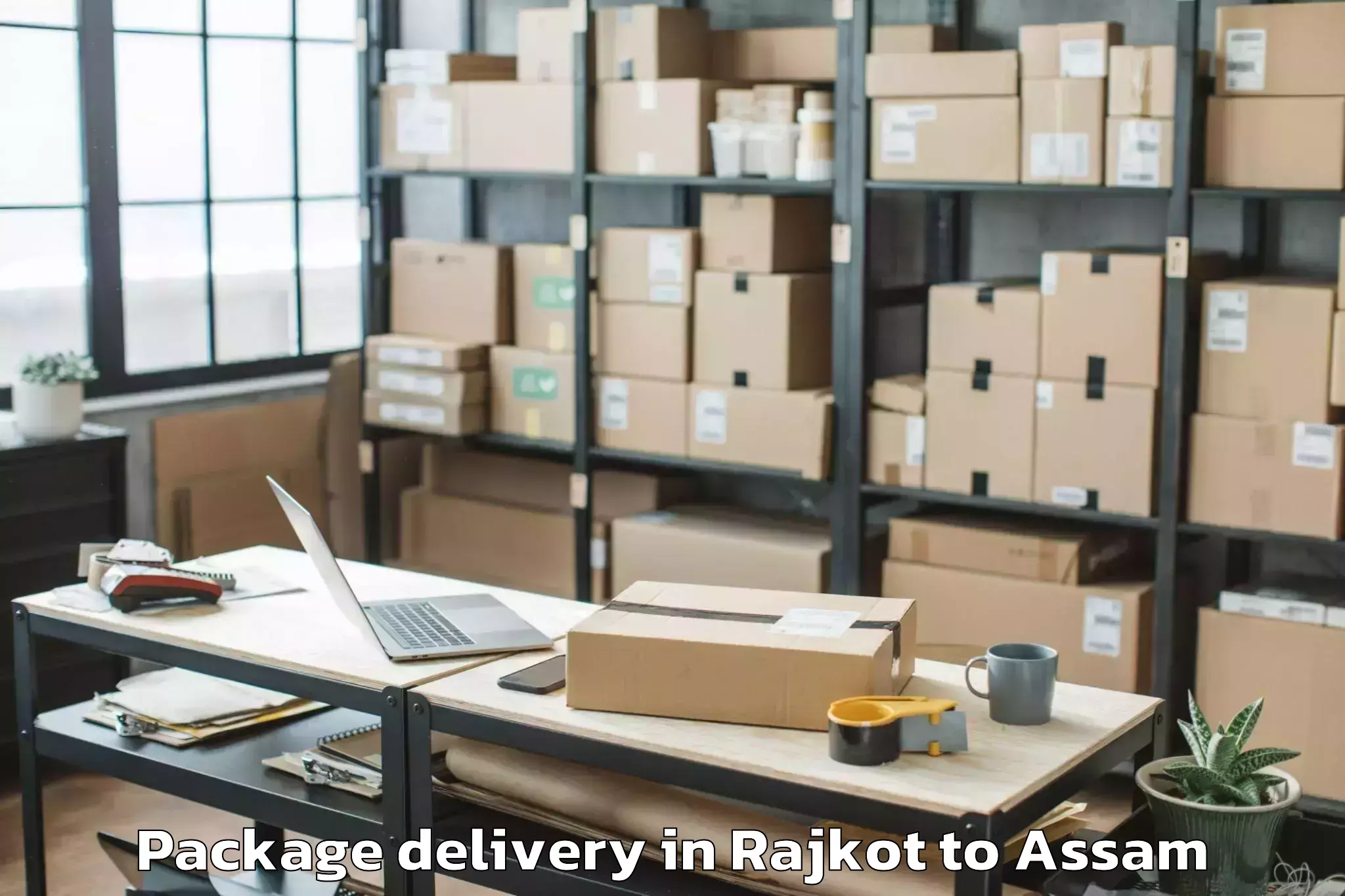 Hassle-Free Rajkot to Mayang Package Delivery